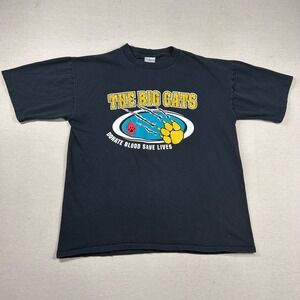 Vintage All Sport Jacksonville Shirt Mens XL Big Cats‎ Jaguars Donate Blood 90s